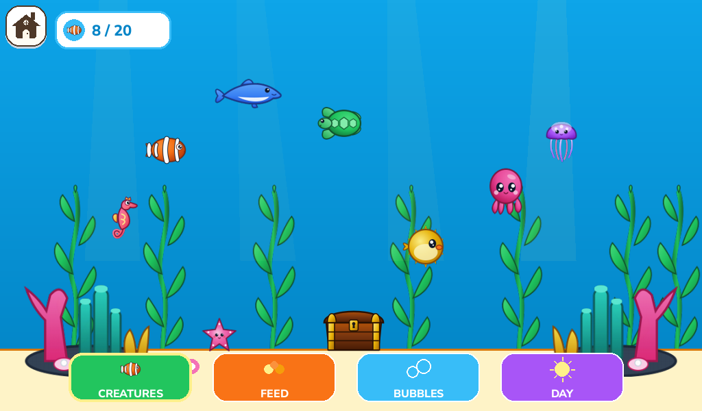 Magic Aquarium English development screenshot