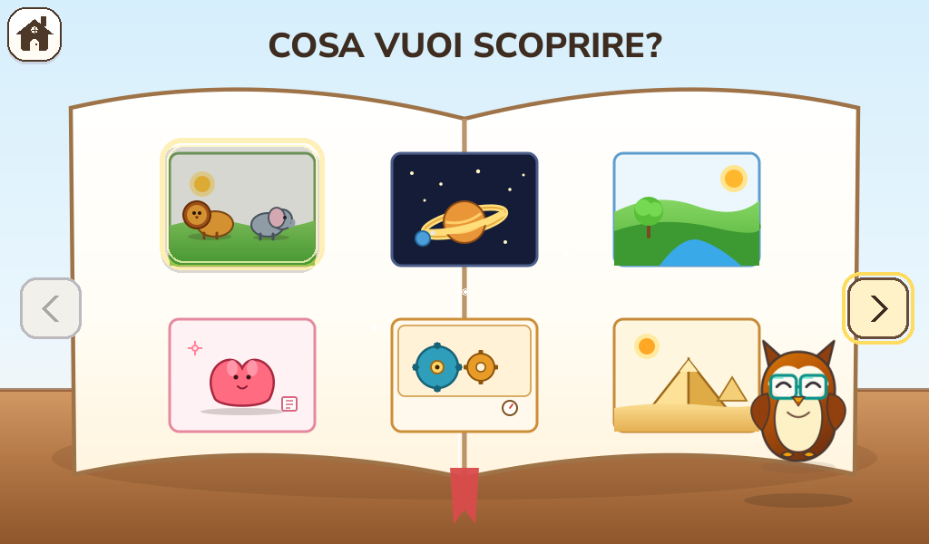 Greia Encyclopedia development capture in Italian