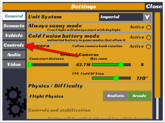 from-the-settings-screen-select-controls-to-go-to-the-flight-control-settings